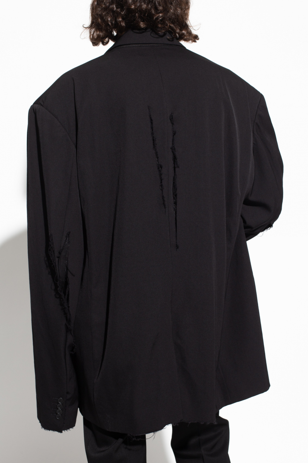 Authentic Balenciaga Short Length Jacket Outerwear Wool
